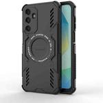 For Samsung Galaxy A16 5G Butterfly Armor MagSafe Magnetic Ring Shockproof Phone Case(Black)