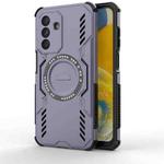 For Samsung Galaxy A26 5G Butterfly Armor MagSafe Magnetic Ring Shockproof Phone Case(Purple)