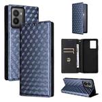 For HMD Fusion Cubic Grid Texture Flip Leather Phone Case(Blue)