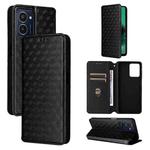 For HMD Pulse / Pulse+ / Pulse Pro Cubic Grid Texture Flip Leather Phone Case(Black)
