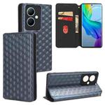 For vivo V29 Lite 5G / Y78 5G Global Cubic Grid Texture Flip Leather Phone Case(Blue)