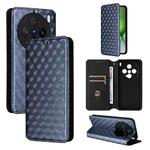 For vivo X200 Pro mini 5G Cubic Grid Texture Flip Leather Phone Case(Blue)