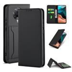 For Xiaomi Redmi K30 Pro / Poco F2 Pro Strong Magnetism Shockproof Horizontal Flip Liquid Feel Leather Case with Holder & Card Slots & Wallet(Black)