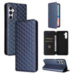 For Samsung Galaxy M14 4G / A05s Cubic Grid Texture Flip Leather Phone Case(Blue)