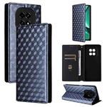For Realme V60 5G / V60S 5G Cubic Grid Texture Flip Leather Phone Case(Blue)