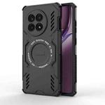 For OnePlus Ace 5 / Ace 5 Pro / 13R Butterfly Armor MagSafe Magnetic Ring Shockproof Phone Case(Black)