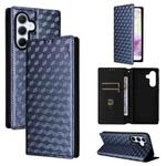 For Samsung Galaxy A56 5G / A36 5G Cubic Grid Texture Flip Leather Phone Case(Blue)