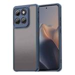 For Motorola Edge 5G 2025 Fan Dun Series TPU Hybrid PC Frosted Phone Case(Blue)