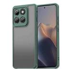 For Motorola Edge 5G 2025 Fan Dun Series TPU Hybrid PC Frosted Phone Case(Green)