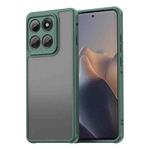 For Motorola Edge 60 Pro Fan Dun Series TPU Hybrid PC Frosted Phone Case(Green)