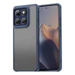 For Motorola Edge 60s Pro 5G Fan Dun Series TPU Hybrid PC Frosted Phone Case(Blue)
