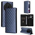 For Nothing Phone 3a Pro Cubic Grid Texture Flip Leather Phone Case(Blue)