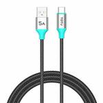 TOTU CB-21-T 25W USB to Type-C Aluminum Alloy Braided Data Cable, Length:1.2m(Star Color)