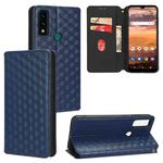 For AT&T Maestro 3 Cubic Grid Texture Flip Leather Phone Case(Blue)
