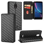For HotPepper Serrano3 Cubic Grid Texture Flip Leather Phone Case(Black)