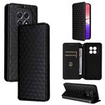For OPPO F29 5G Global Cubic Grid Texture Flip Leather Phone Case(Black)