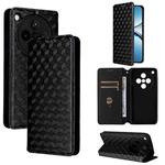 For OPPO Find X8 5G Cubic Grid Texture Flip Leather Phone Case(Black)