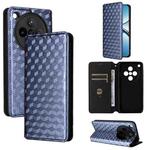 For OPPO Find X8 5G Cubic Grid Texture Flip Leather Phone Case(Blue)
