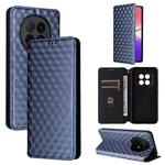 For OPPO F29 Pro 5G Global Cubic Grid Texture Flip Leather Phone Case(Blue)