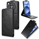 For OPPO Find X8s 5G Magnetic Vertical Flip Leather Phone Case with Buckle(Black)