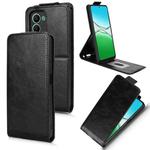 For OPPO A5 5G / 4G Global Magnetic Vertical Flip Leather Phone Case with Buckle(Black)