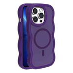 For iPhone 13 Pro Skin Feel MagSafe Phone Case(Purple)