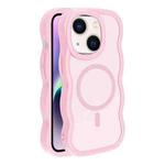For iPhone 15 Plus / 14 Plus Skin Feel MagSafe Phone Case(Pink)