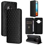 For ZTE Blade A75 5G / nubia Focus 5G Cubic Grid Texture Flip Leather Phone Case(Black)