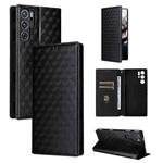 For ZTE nubia RedMagic 9 Pro / 9 Pro+ Cubic Grid Texture Flip Leather Phone Case(Black)