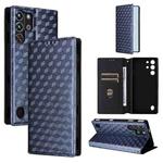 For ZTE nubia RedMagic 10 Pro / 10 Pro+ Cubic Grid Texture Flip Leather Phone Case(Blue)