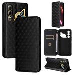 For ZTE nubia Neo 3 GT 5G Cubic Grid Texture Flip Leather Phone Case(Black)