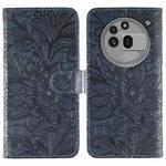 For Nothing Phone 3a Pro Lace Flower Embossing Flip Leather Phone Case(Dark Blue)