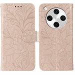 For OPPO Find X8 Pro Lace Flower Embossing Flip Leather Phone Case(Rose Gold)