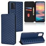 For Oukitel K9 Pro Cubic Grid Texture Flip Leather Phone Case(Blue)