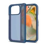 For Google Pixel 9 Pro Fold Skin Feel TPU Hybrid PC Phone Case(Blue)