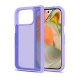For Google Pixel 9 Pro Fold Skin Feel TPU Hybrid PC Phone Case(Purple)
