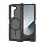 For Samsung Galaxy Z Fold6 Skin Feel TPU Hybrid PC MagSafe Phone Case(Black)