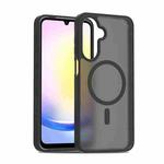 For Samsung Galaxy A26 5G Skin Feel TPU Hybrid PC MagSafe Phone Case(Black)