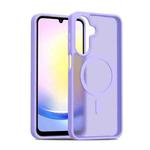 For Samsung Galaxy A26 5G Skin Feel TPU Hybrid PC MagSafe Phone Case(Purple)