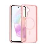 For Samsung Galaxy A36 / A56 5G Skin Feel TPU Hybrid PC MagSafe Phone Case(Pink)