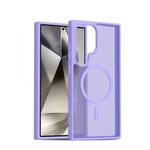 For Samsung Galaxy S24 Ultra 5G Skin Feel TPU Hybrid PC MagSafe Phone Case(Purple)