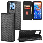 For Umidigi A13 / A13S / A13 Pro Cubic Grid Texture Flip Leather Phone Case(Black)
