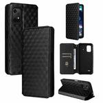 For Umidigi Bison X20 Cubic Grid Texture Flip Leather Phone Case(Black)