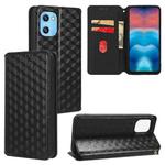 For Umidigi G1 / G1 Max Cubic Grid Texture Flip Leather Phone Case(Black)