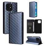 For Umidigi G5 Mecha Cubic Grid Texture Flip Leather Phone Case(Blue)