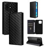 For Umidigi G5 / G5A Cubic Grid Texture Flip Leather Phone Case(Black)