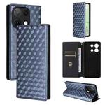 For Umidigi Note 90 Cubic Grid Texture Flip Leather Phone Case(Blue)