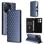 For Umidigi Note 100 4G / 5G / Note 100A Cubic Grid Texture Flip Leather Phone Case(Blue)