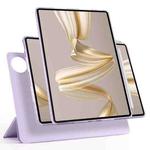 For Huawei MatePad Pro 12.2 Trifold Magnetic Split Leather Tablet Case(Taro Purple)