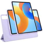 For Huawei MatePad / 11.5 S / Air 11.5 Trifold Magnetic Split Acrylic Leather Tablet Case(Taro Purple)